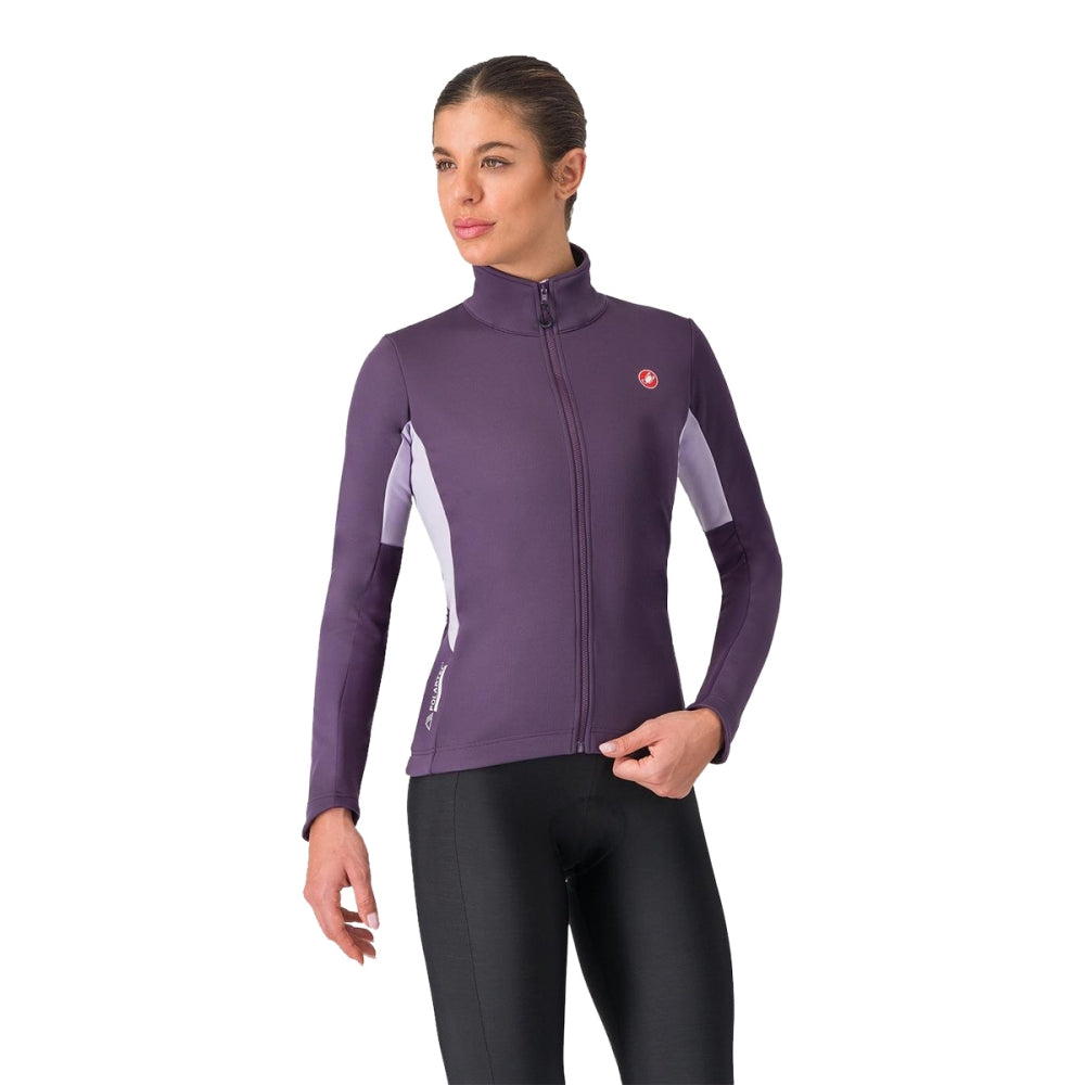 Castelli Womens Entrata 2 W Jacket Cycling Jackets in Purple Color
