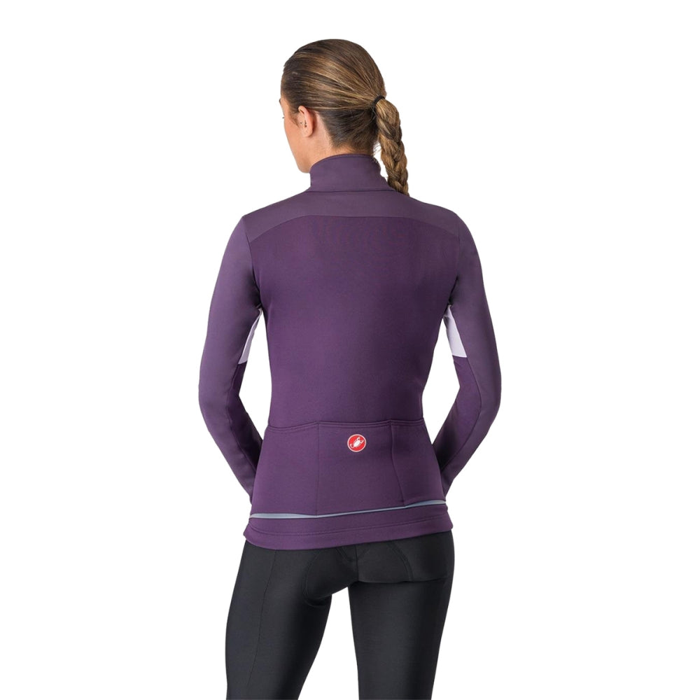 Castelli Womens Entrata 2 W Jacket Cycling Jackets in Purple Color