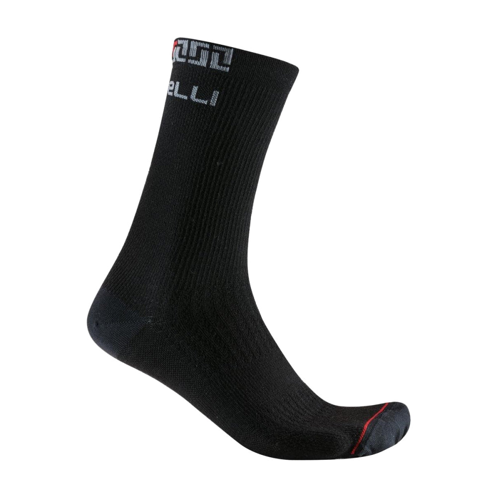 Castelli Unisex Bandito Merino 18 Sock in Black Color
