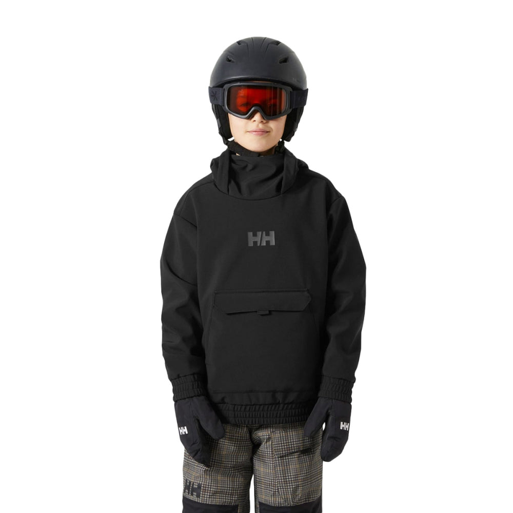 Helly Hansen Jr Powder Softshell Hoo | 990-BLACK – Paragon Sports