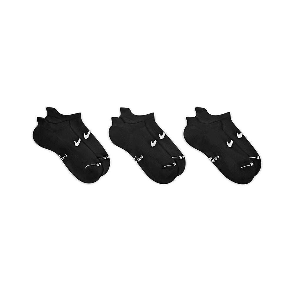 Nike Unisex 3Pk Ed Elvd Dri-FIT Nosho Socks in Multi Color