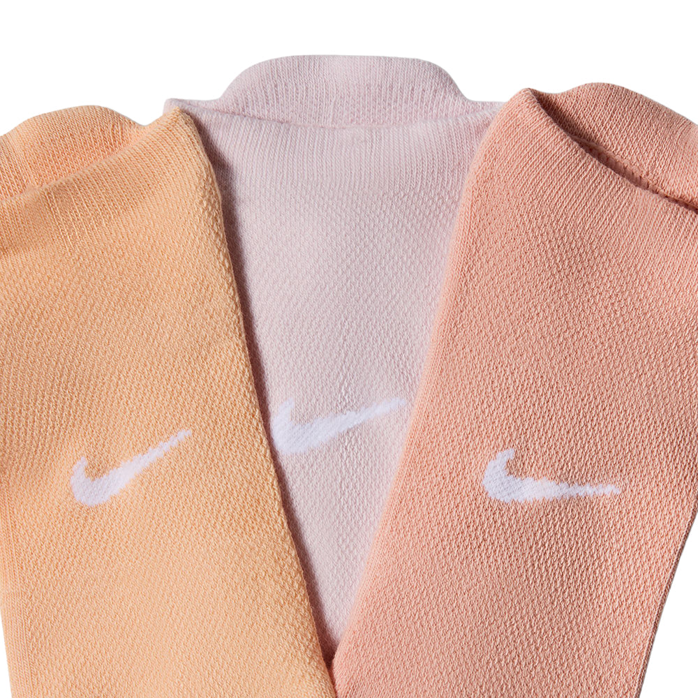 Nike Unisex 3Pk Ed Elvd Dri-FIT Nosho Socks in Multi Color