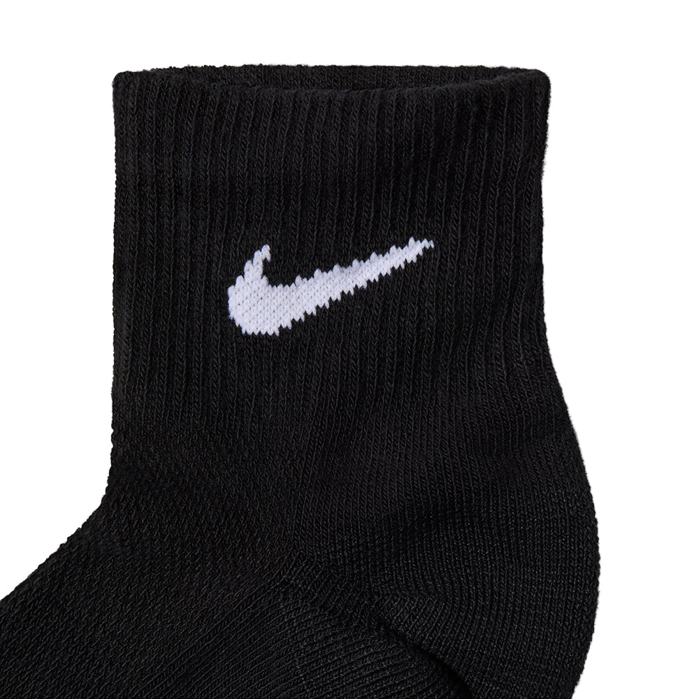 Nike Unisex 3Pk Ed Dri-FIT 1/4 Socks in Multi Color