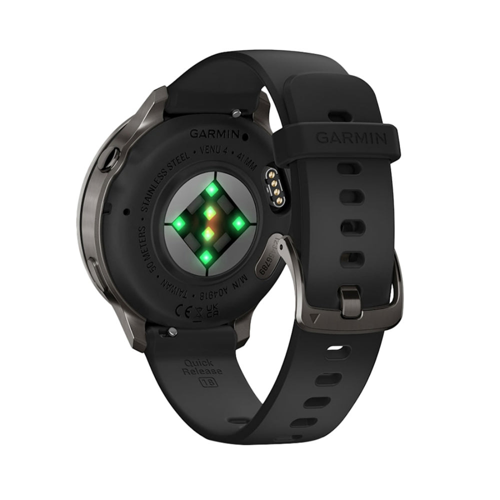 VENU 4 41MM BLACK | BLACK/SLAT