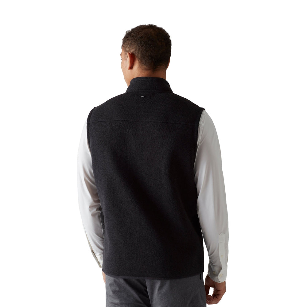 Rhone Mens Fleece Vest in Black Color