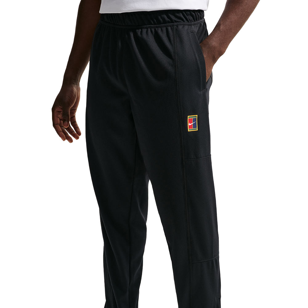 Nike Mens Nikecourt Heritage Pant in Black Color