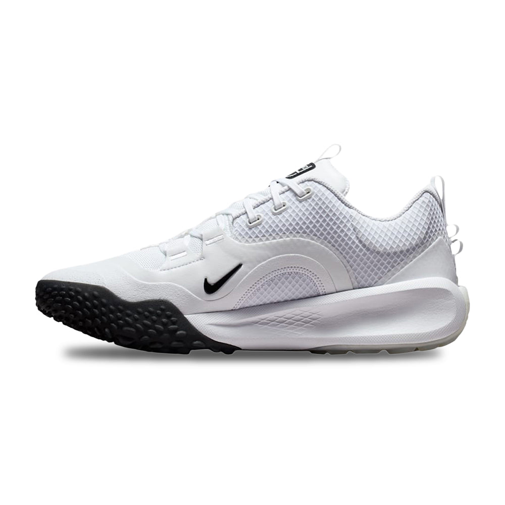 Nike Mens Cross Turf Lacrosse Cleats in White Color