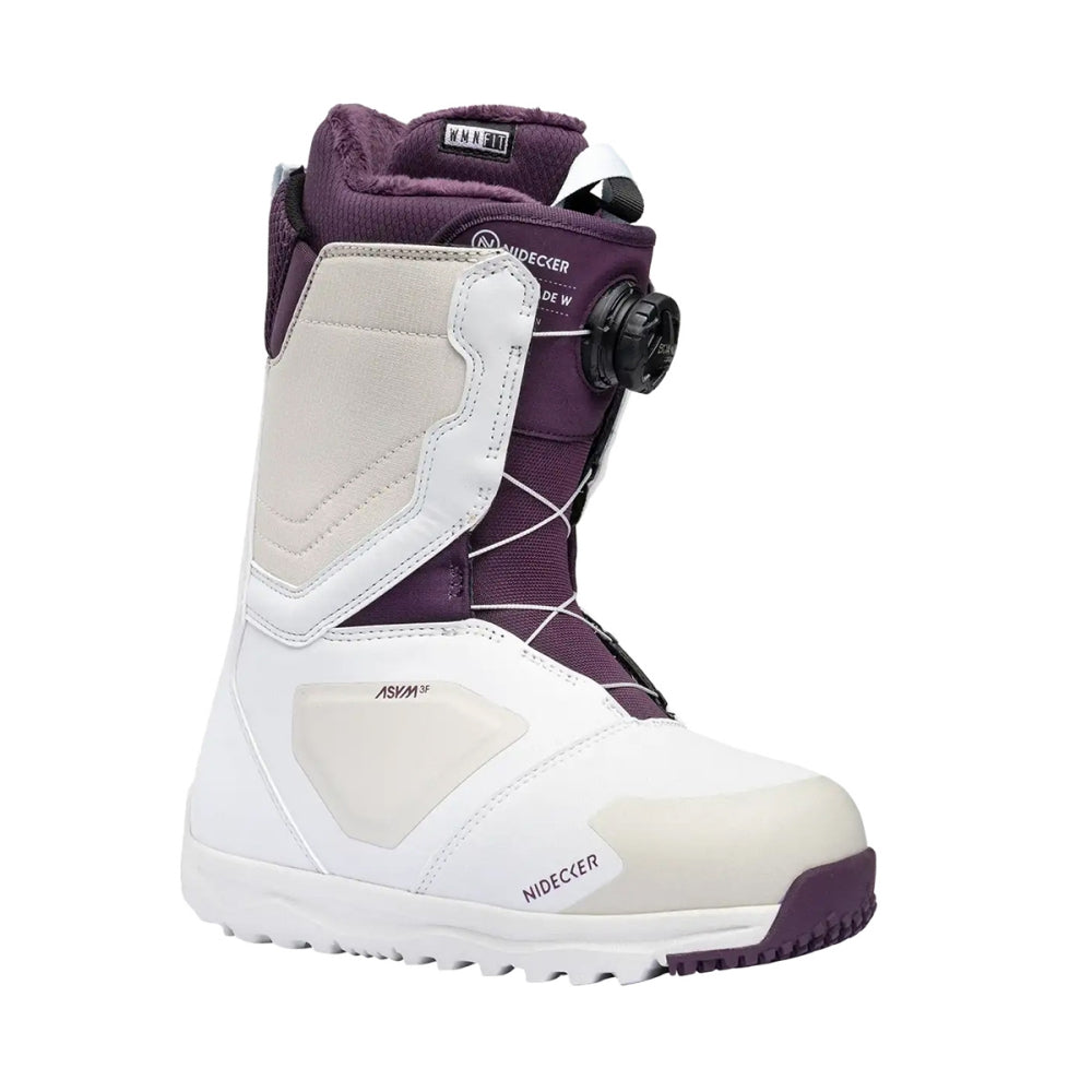 Nidecker Womens Cascade W 25/26 Snowboard Boots in Black Color