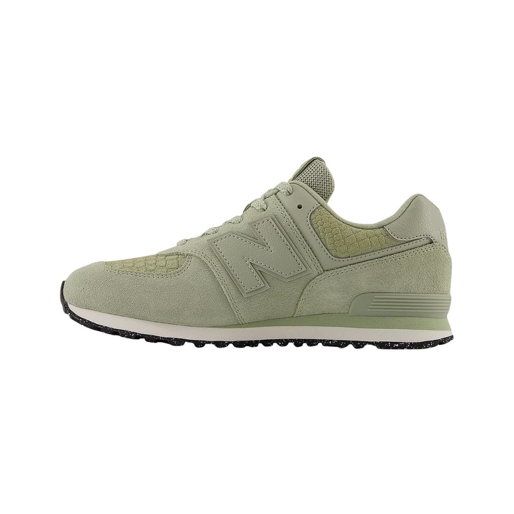 New Balance Kids 574 Sneakers in Green Color