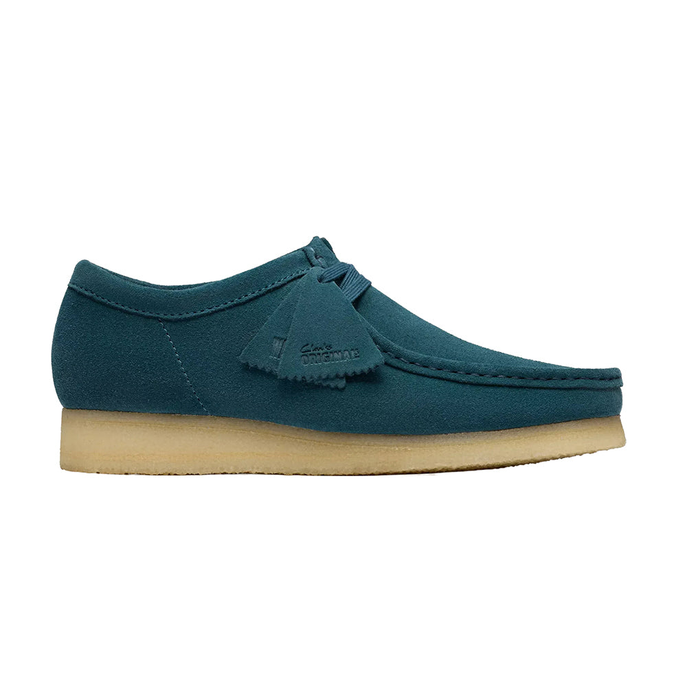Clarks Mens Wallabee Casual Shoes in Blue Color