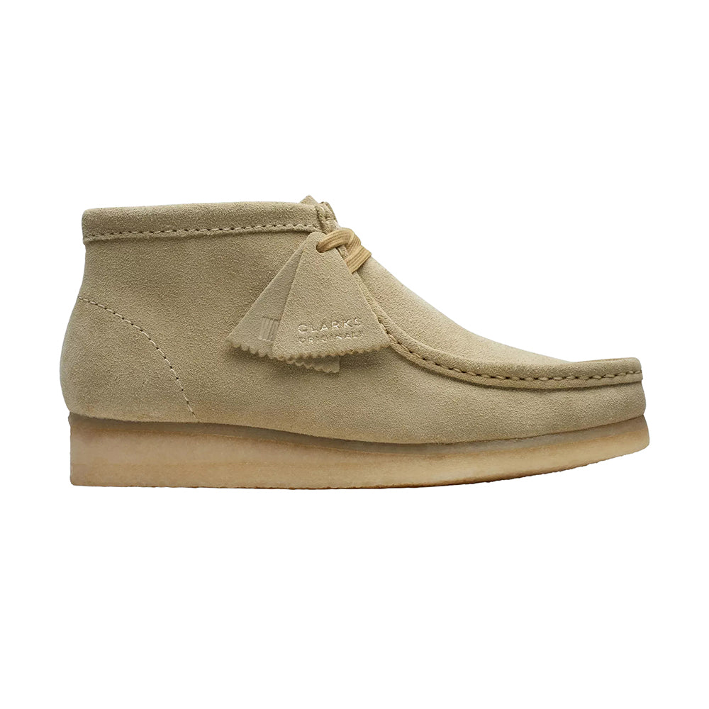 Clarks Womens Wallabee Boot Casual Shoes in Brown Color