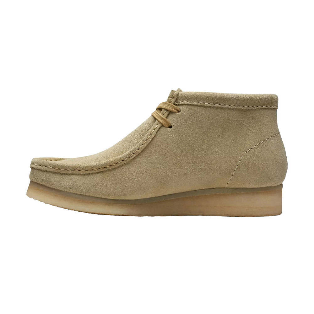 Clarks Womens Wallabee Boot Casual Shoes in Brown Color