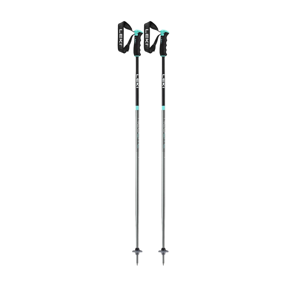 Leki Womens Neolite Airfoil Womens Ski Poles in Black Color