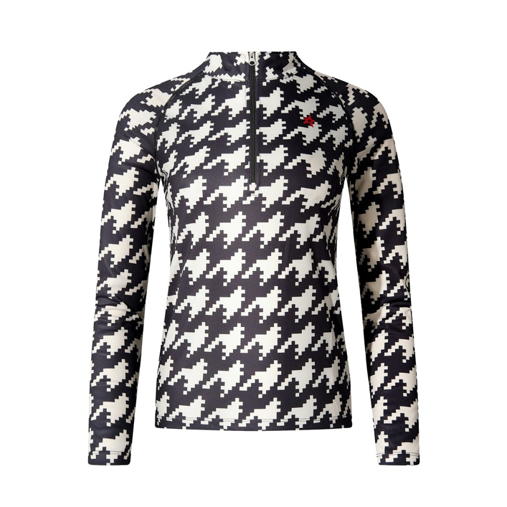 1\4 ZIP BASE LAYER TOP | 1740-B&W H