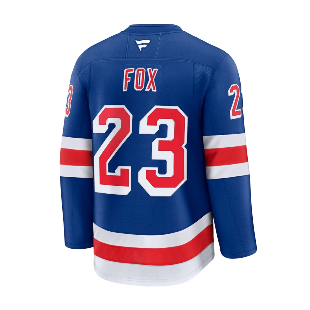 NYR A.FOX REP.HM JERSEY | BLUE