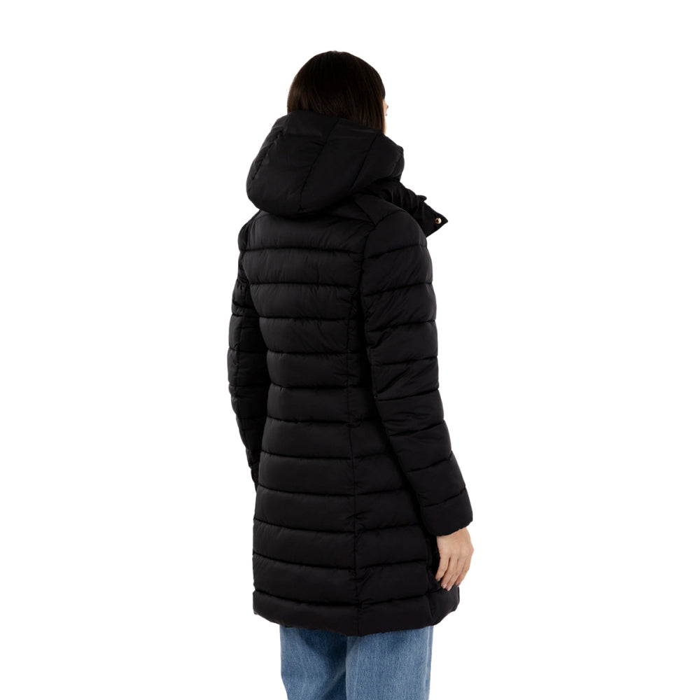 Save The Duck Womens Enis Womens Parka City Coats in Black Color