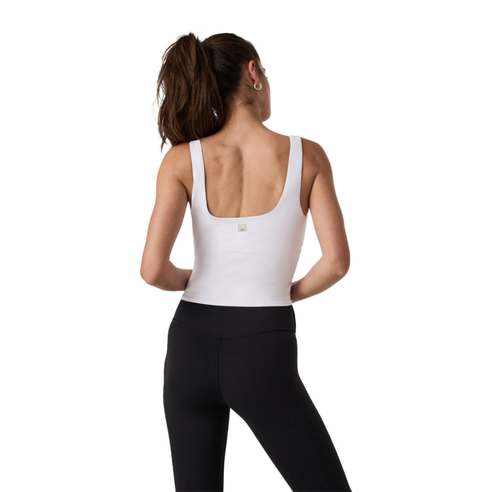 Vuori Womens Alltheform Tank Tops in White Color