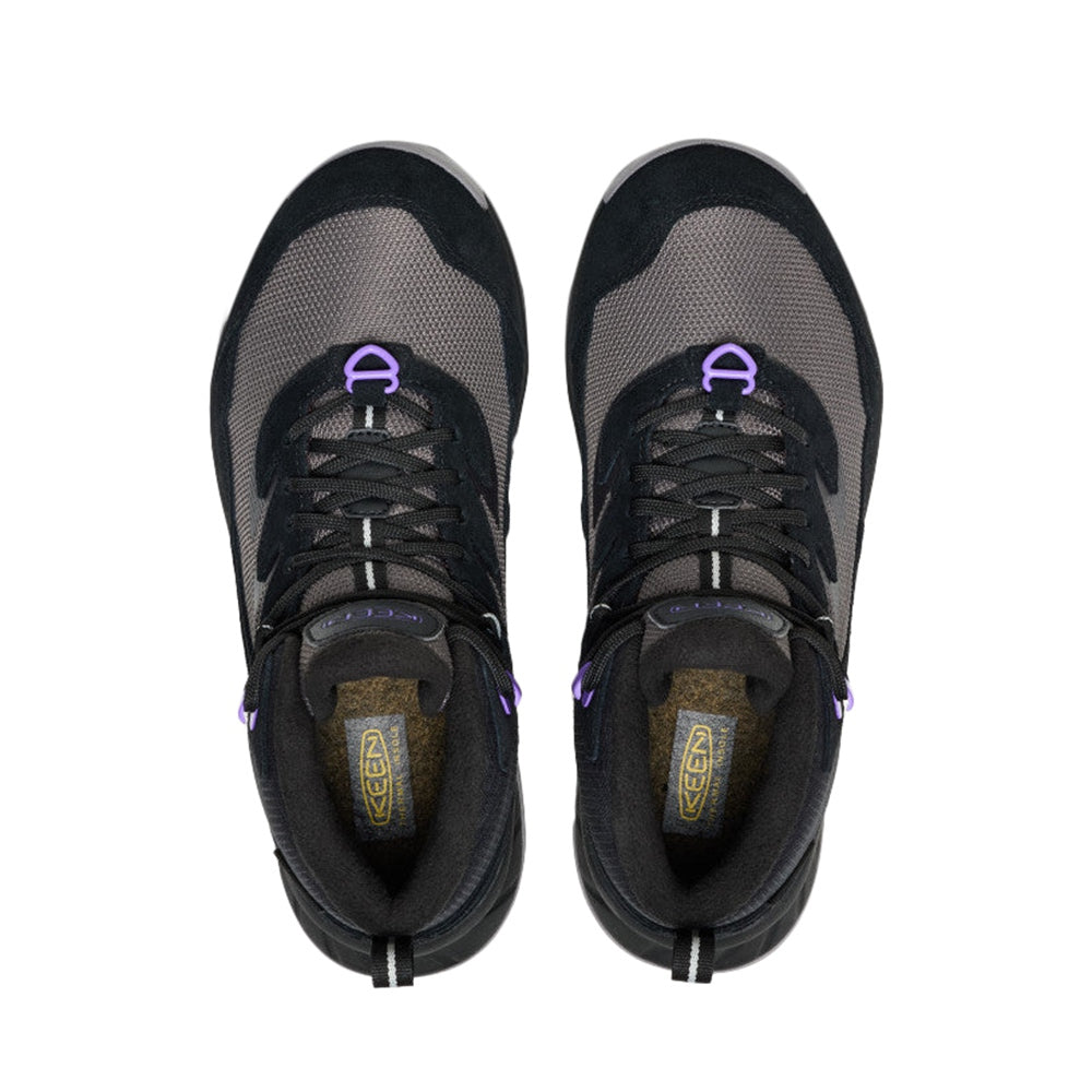 Keen Womens Hightrail Mid Polar Boots in Black Color