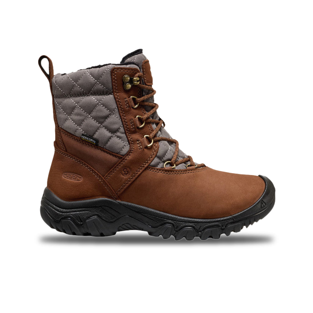 Keen Womens Greta Boot II Wp Boots in Brown Color