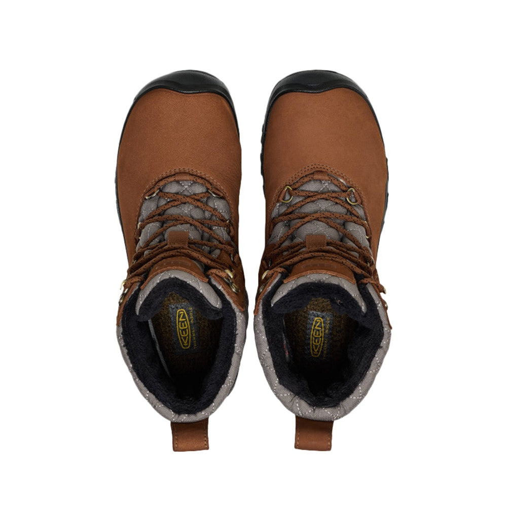 Keen Womens Greta Boot II Wp Boots in Brown Color