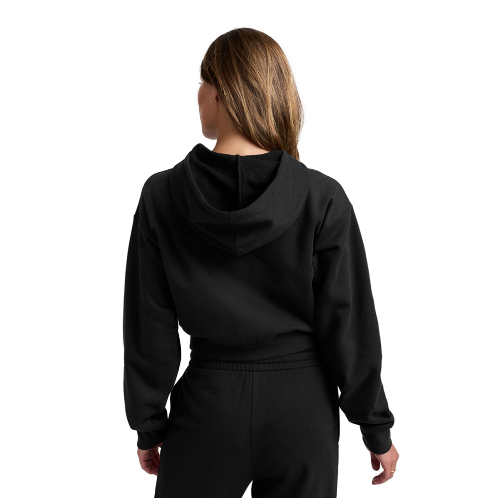 LUXEFLEECE ZIP UP HOODIE | BLACK