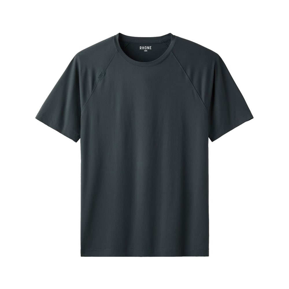 Rhone Mens M-Reign short sleeve Tee Tops in Green Color