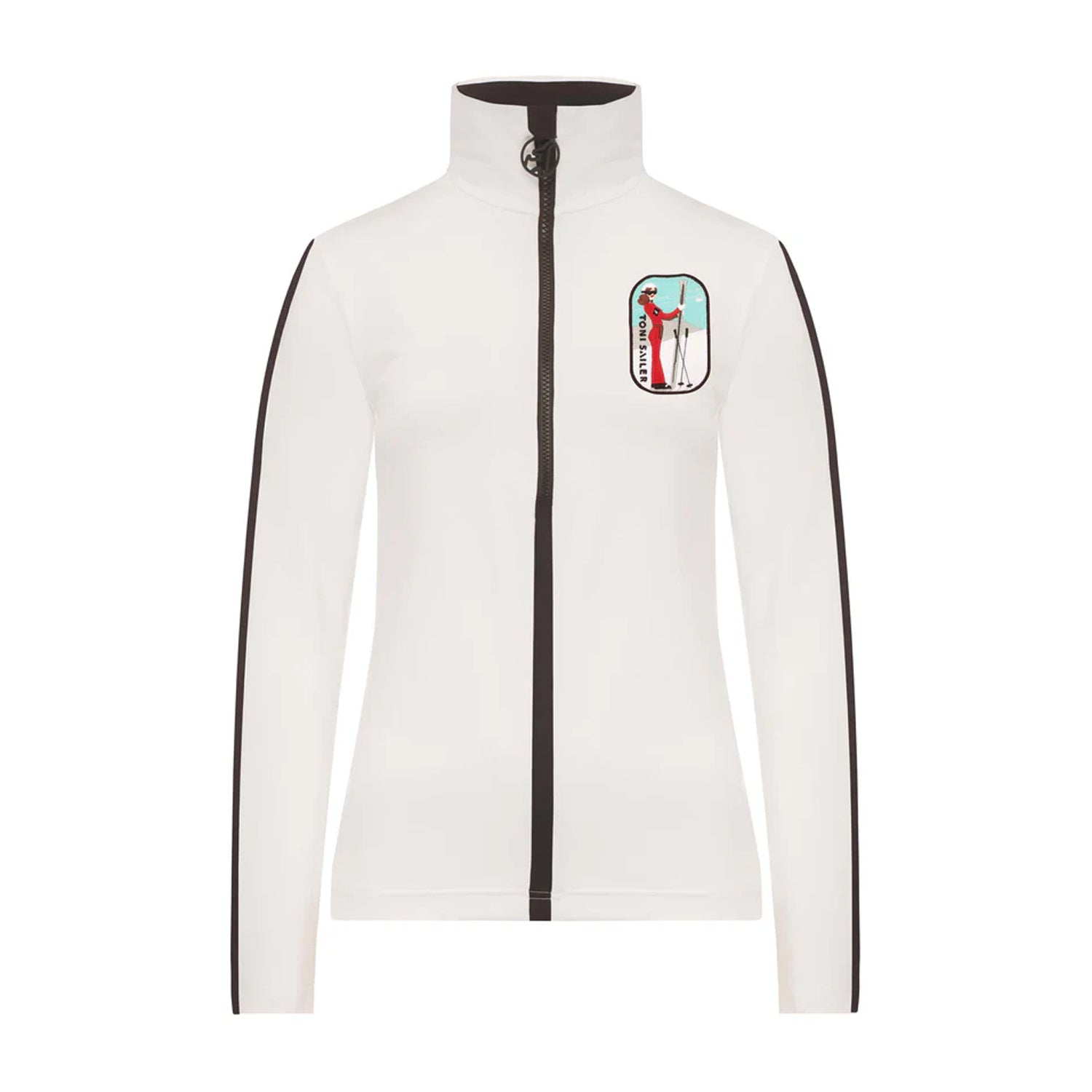 Toni Sailer Womens Nika W Half Zip Tops in White Color