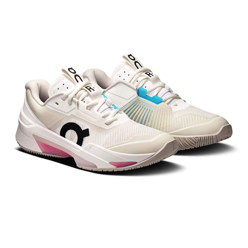 On Womens The Roger Pro Fire W Tennis Shoes in White Color