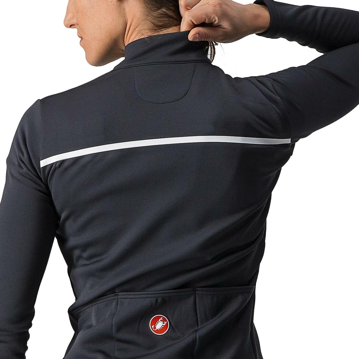 Castelli Womens Sinergia 2 Jersey Fz Jerseys in Black Color
