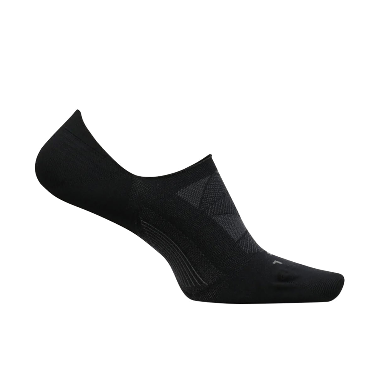 Feetures Unisex Elite Invisible Socks in Black Color