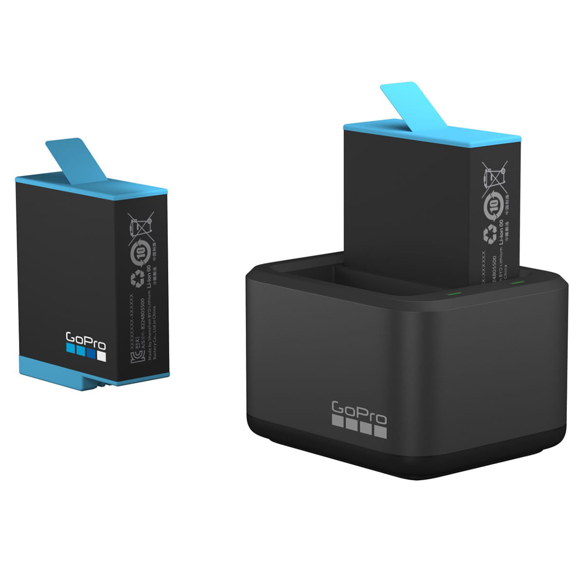 DUAL CHARGER+BATTERY H9 | BLACK