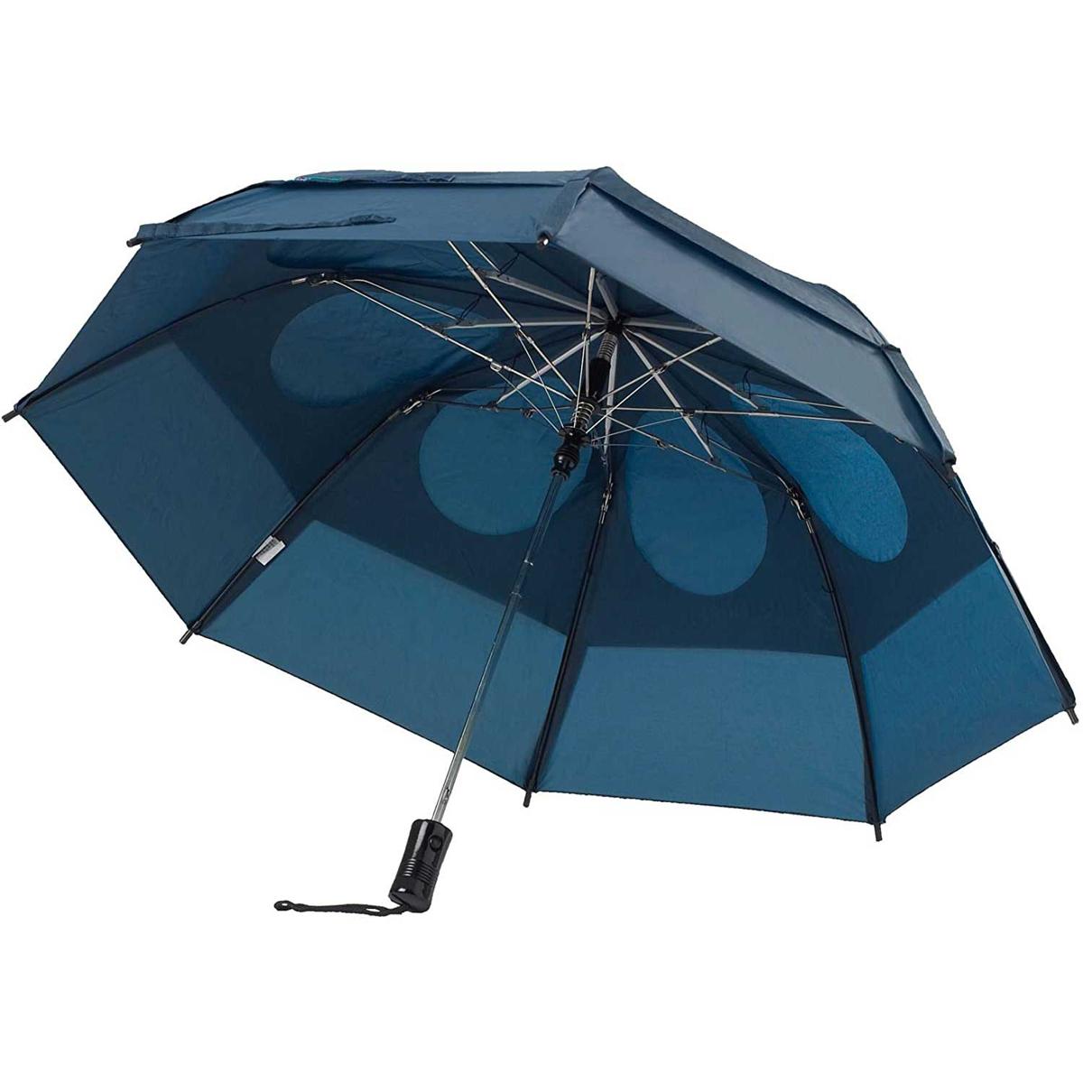 Gustbuster Metro Auto Open Umbrellas in Blue Color