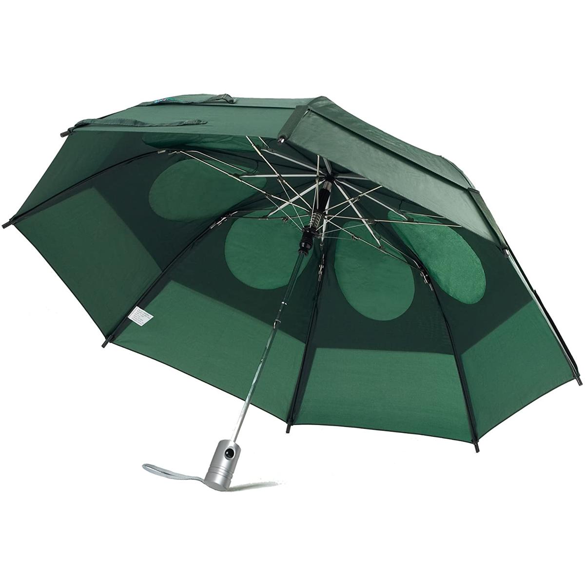 Gustbuster Metro Auto Open Umbrellas in Green Color
