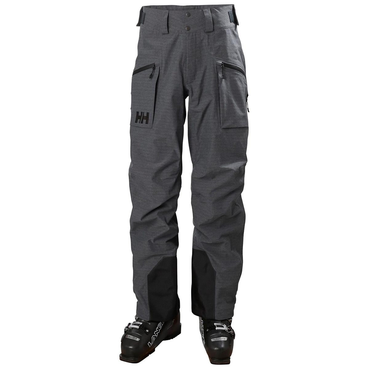 Helly Hansen Mens Elevation Shell Pant Skiing & Snowboarding Pants in Grey Color