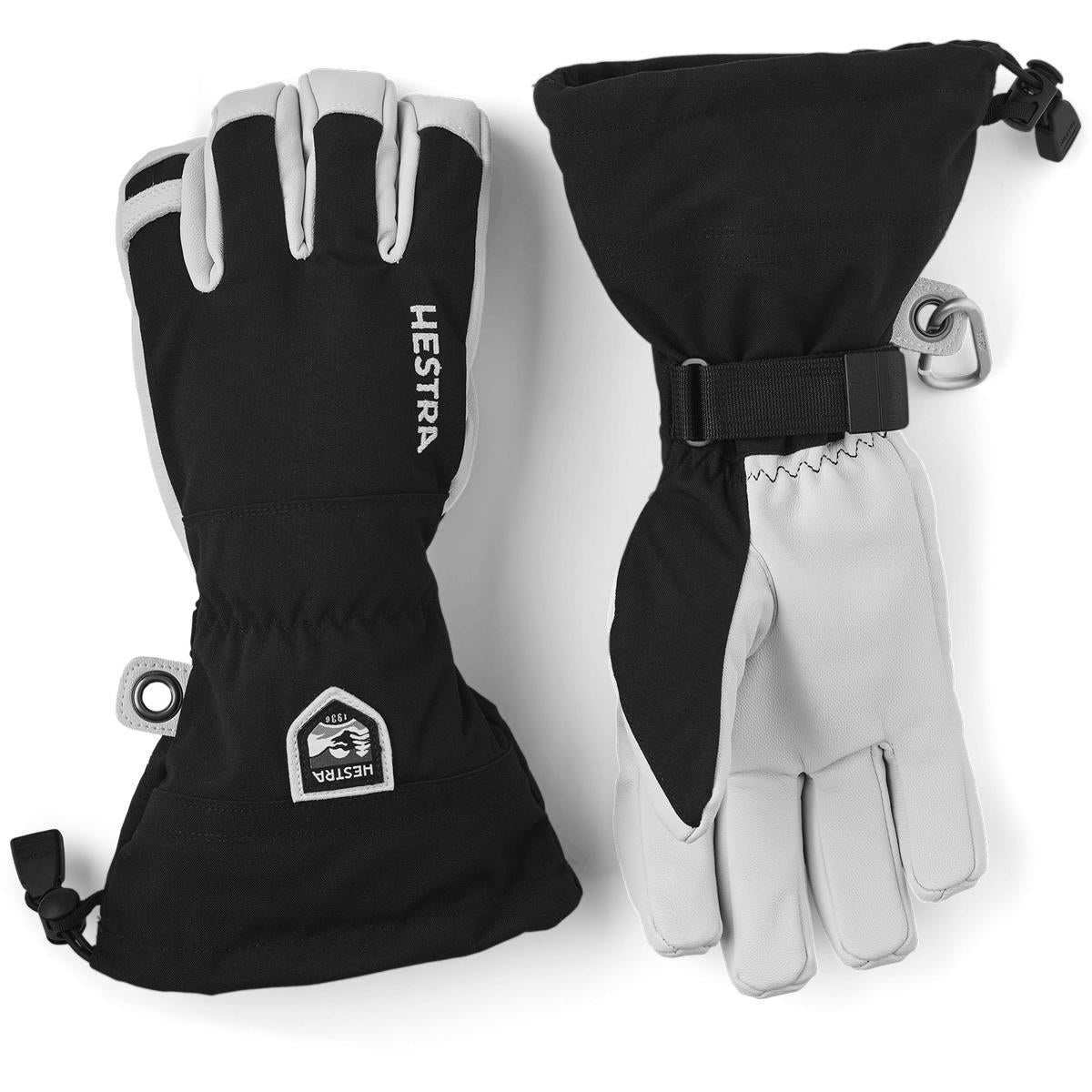 HESTRA スノーグローブ8 Hestra Gloves Mens Heli Glove | BLACK – Paragon Sports