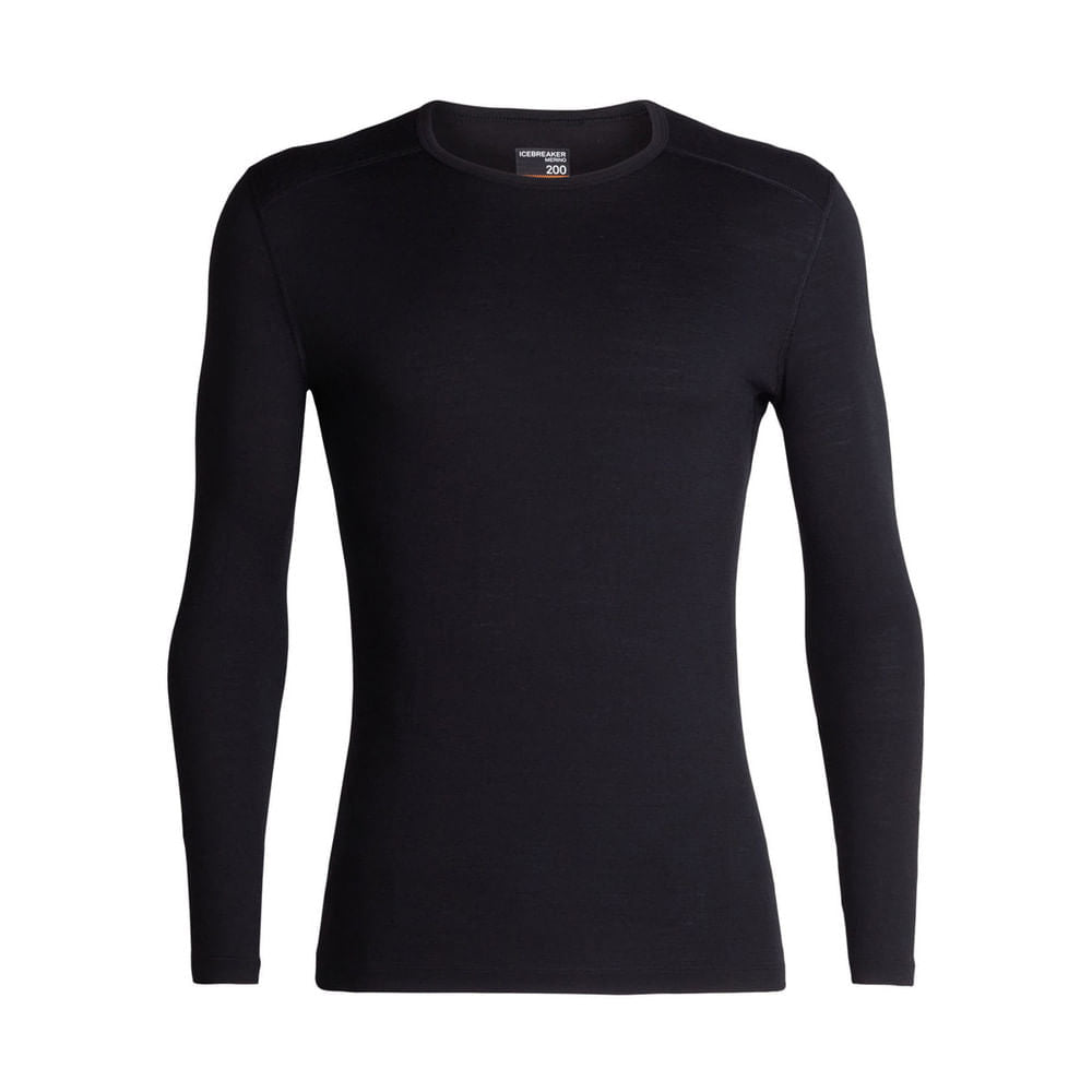 M OASIS LS CREWE | 001-BLACK