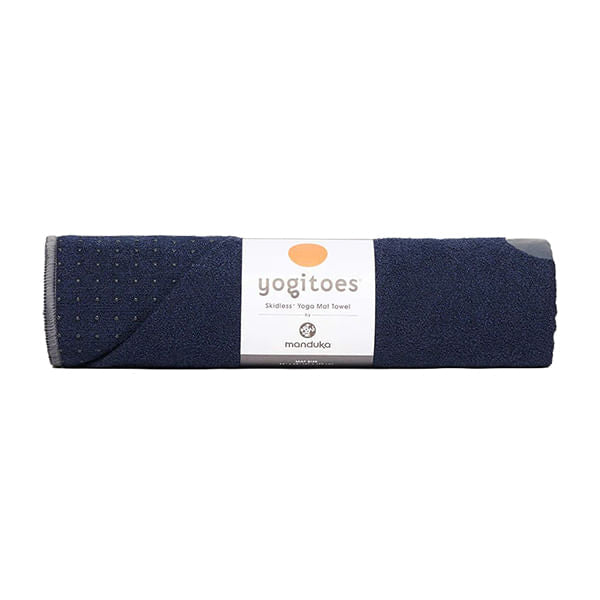 Manduka Yogitoes Skidless Towel Yoga Accessories in Blue Color