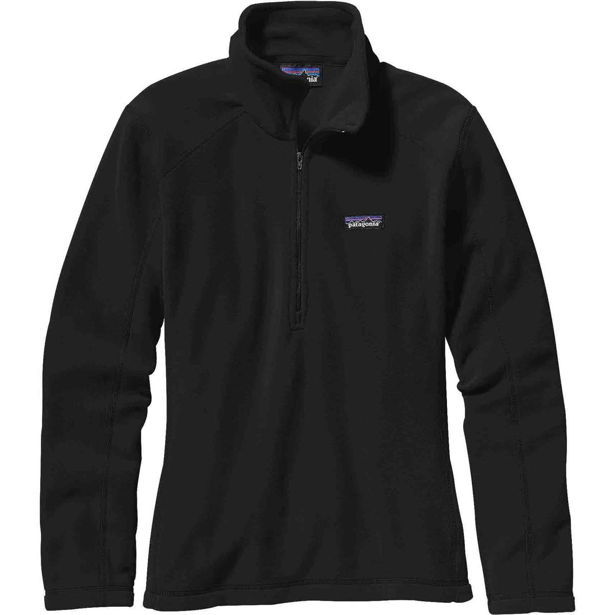 W'S MICRO D 1/4 ZIP | 02-BLACK