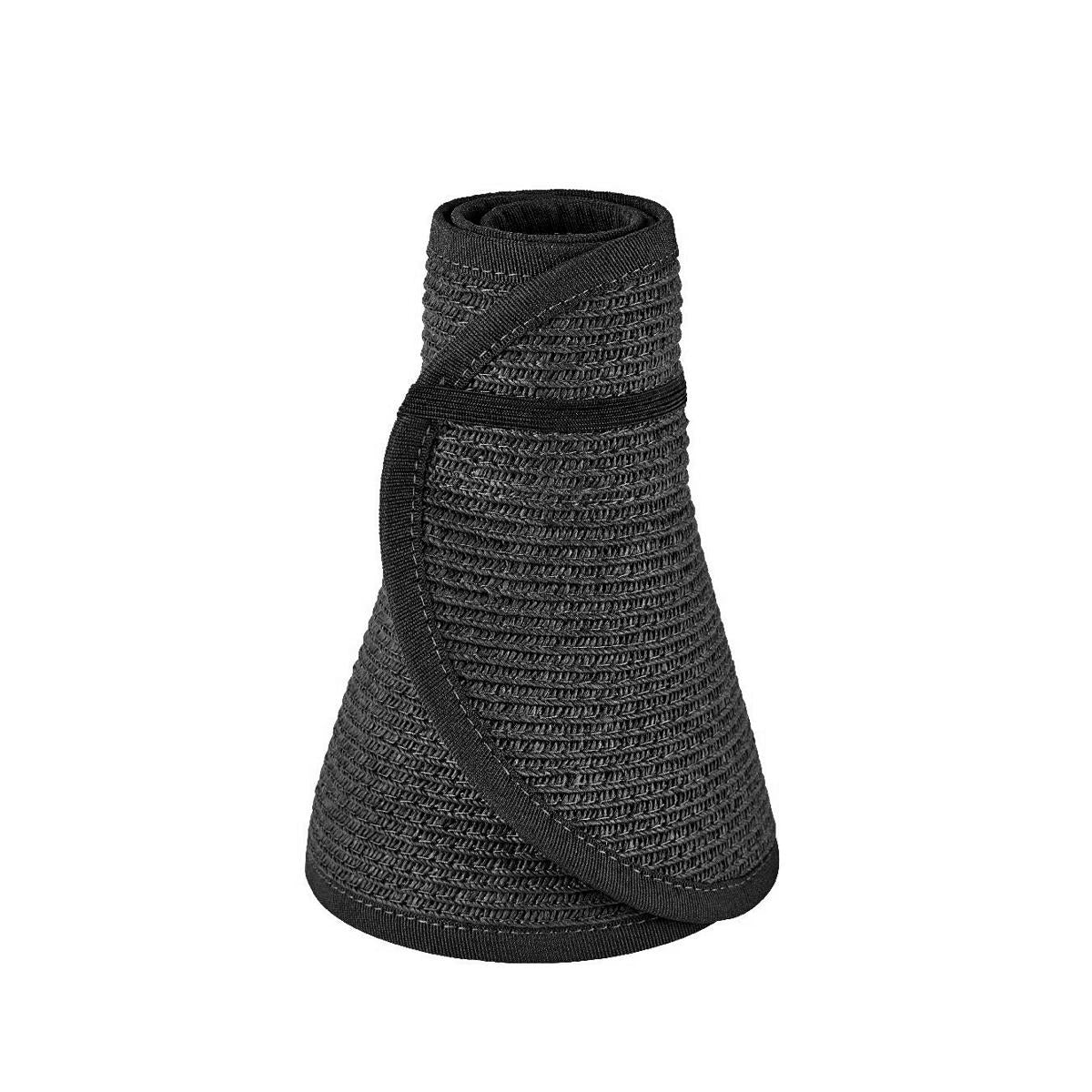 San Diego Hat Co. Womens Packable Visor Hats in Black Color