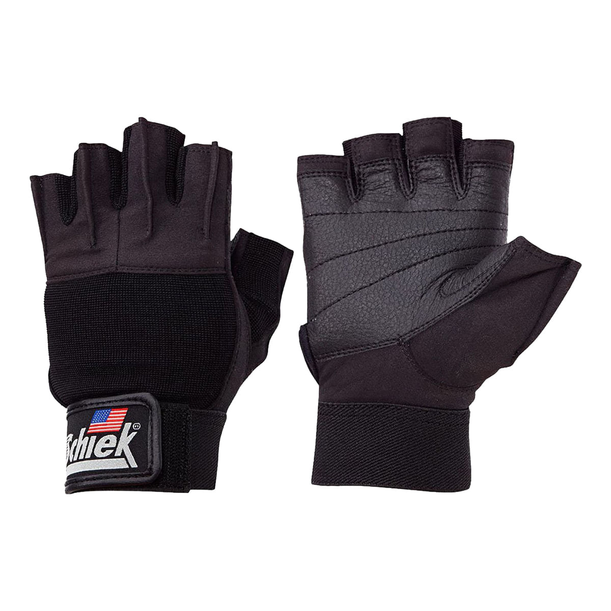 Schiek Sports Womens W/Platinum Glove Strength Training Gloves in Black Color