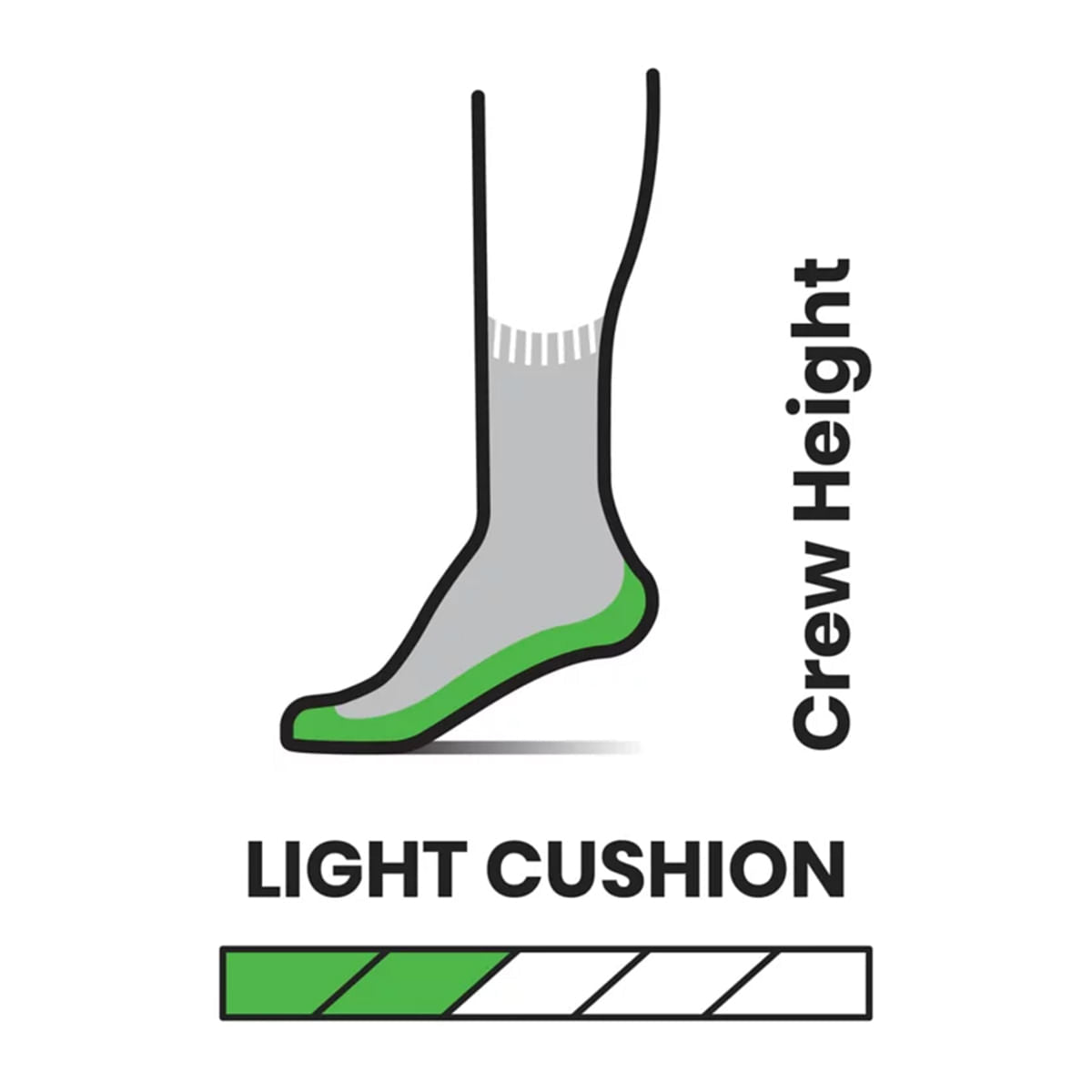 HIKE LIGHT CUSHION CREW | 092-D.NAVY