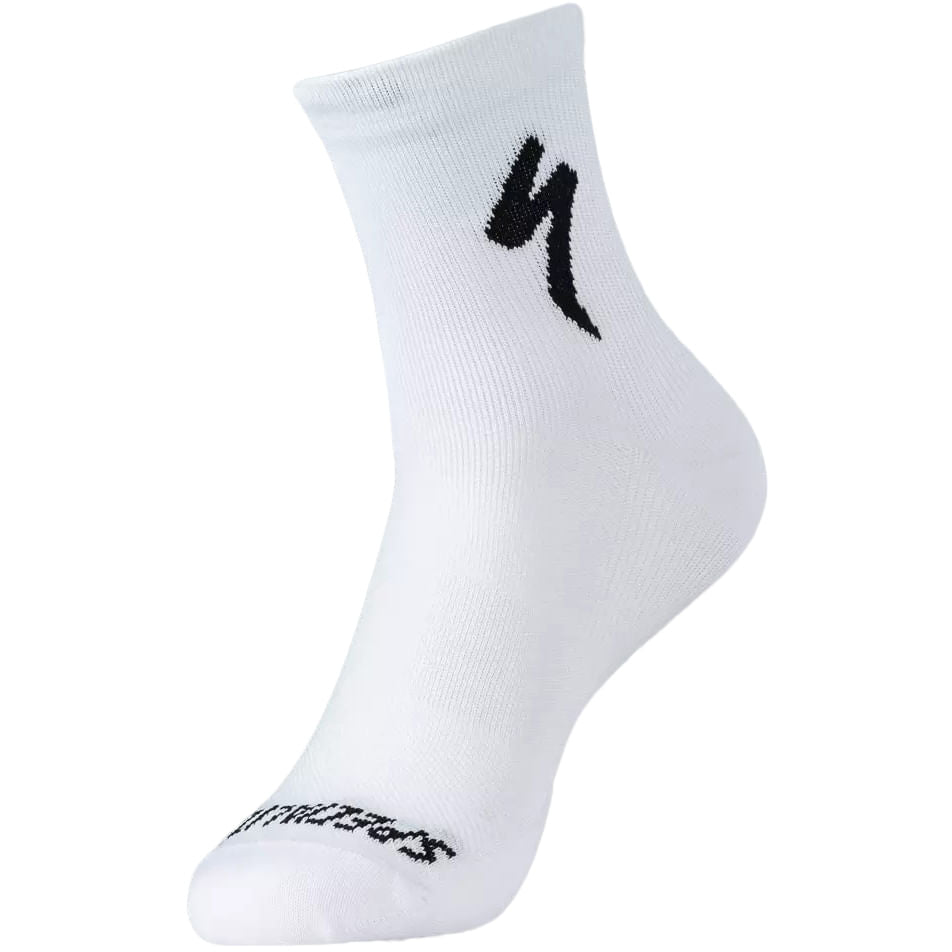 SOFT AIR MID LOGO SOCK | WHITE/BLAC