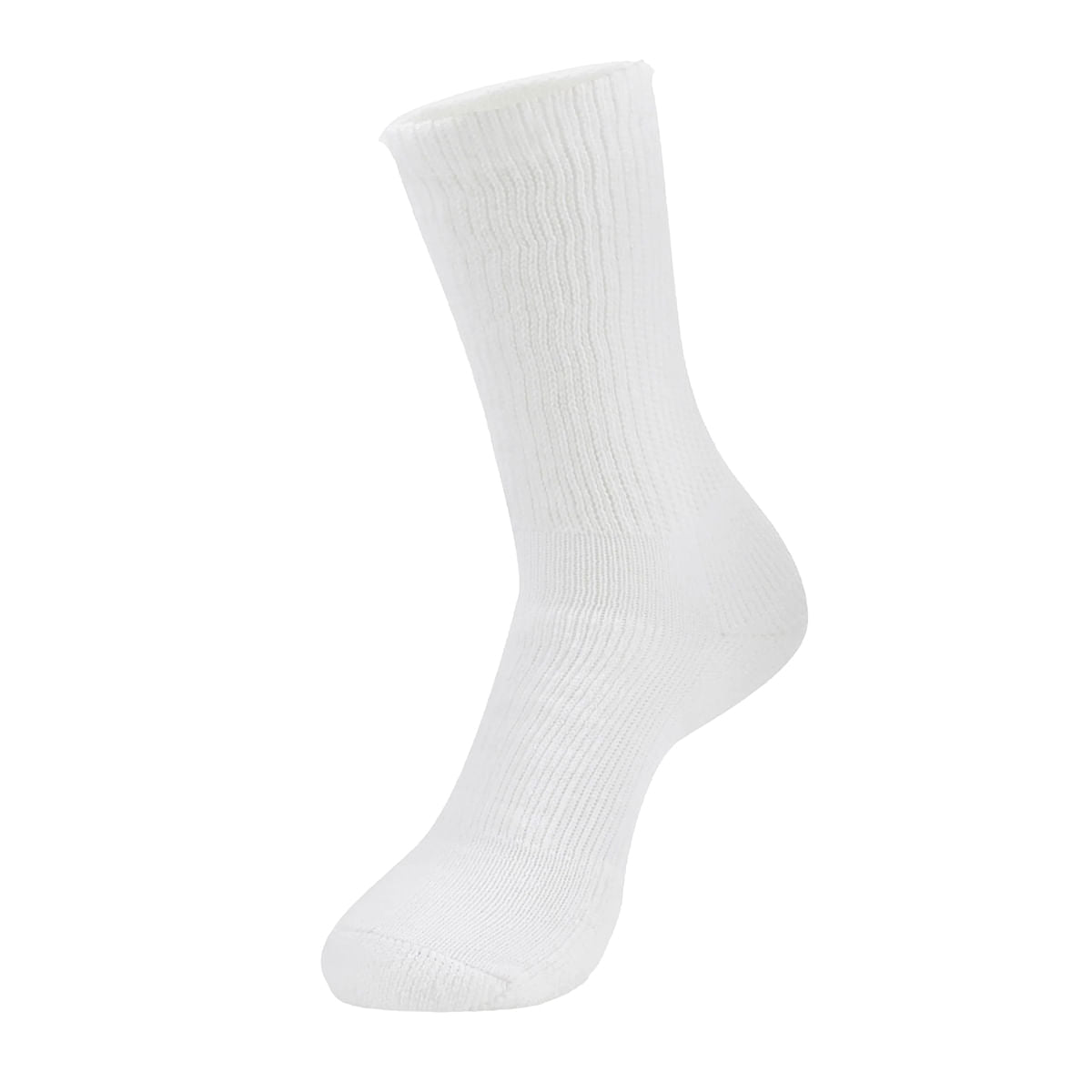 WALKING CUSHION CREW SOCK | WHITE