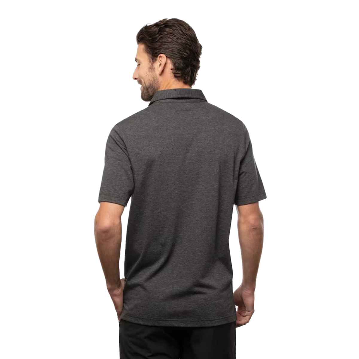 ZINNA POLO | HTHR BLACK