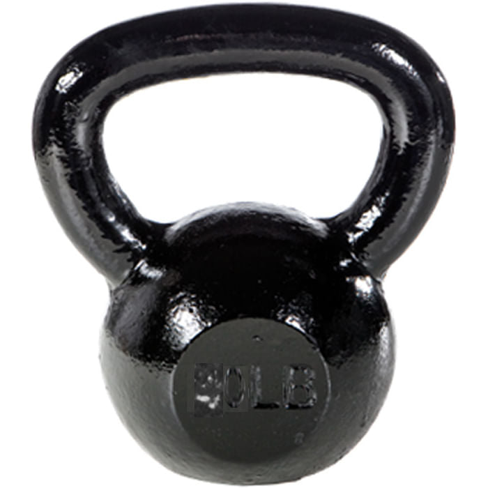Troy Barbell Cast Iron Kettlebells Fitness Weights in Black Color