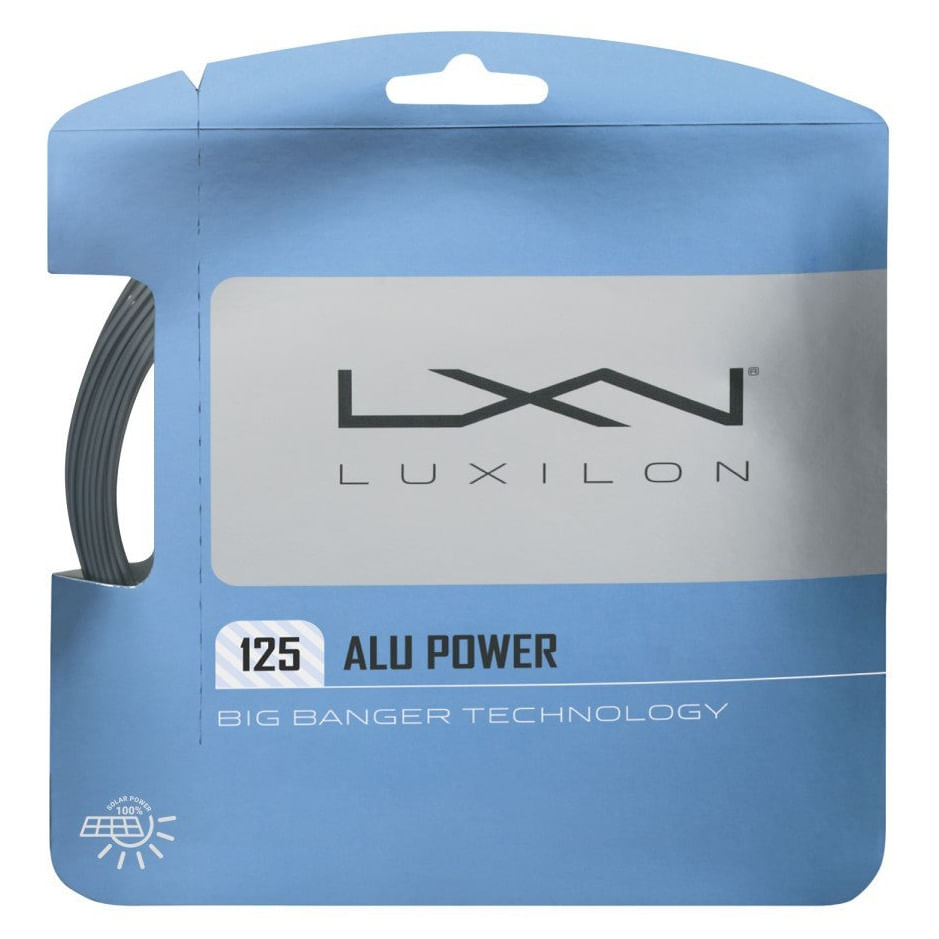 Wilson Alu Power 125 Silver Tennis Strings in No Color