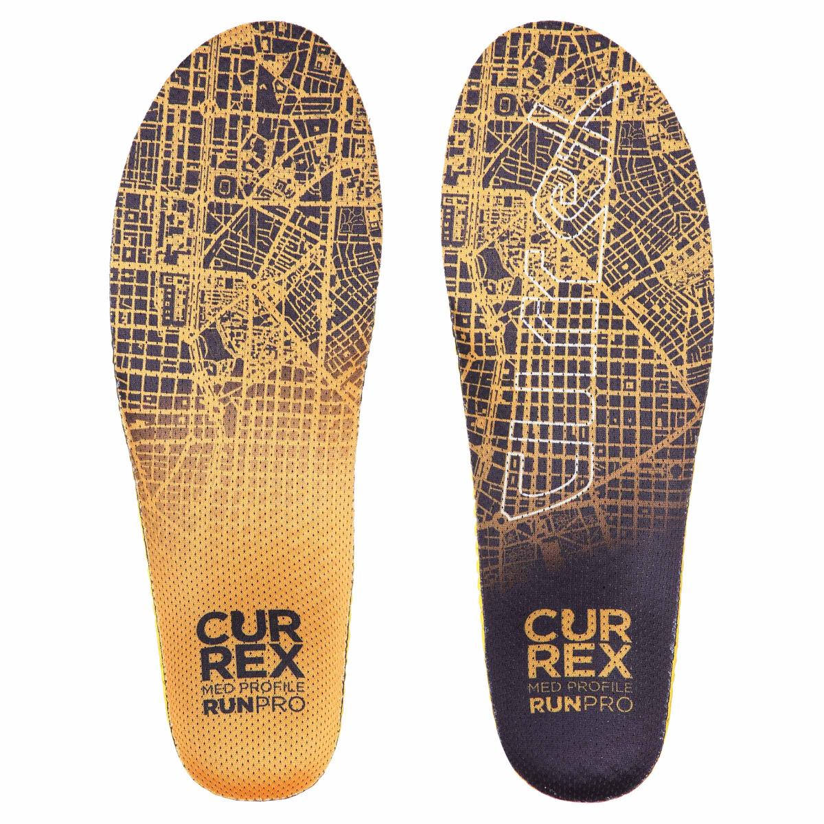 Currex Runpro Medium Insoles in Orange Color