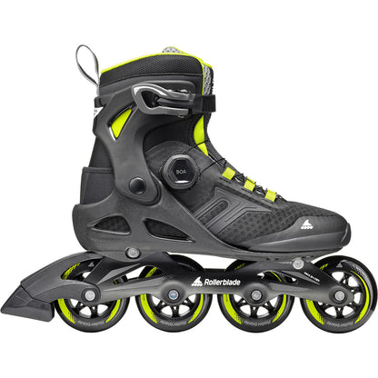 Rollerblade Mens Macroblade 84 BOA Inline Skates in Black Color