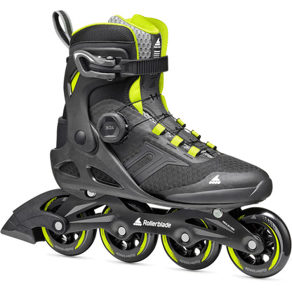 Rollerblade Mens Macroblade 84 BOA Inline Skates in Black Color