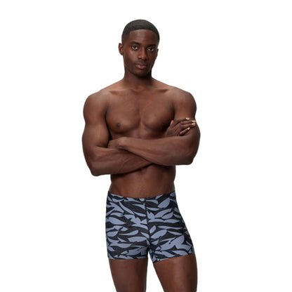 Speedo Mens Print Beachsquare Leg Swimsuits in Multi Color